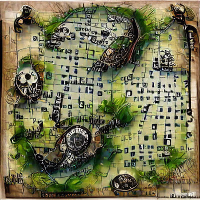Graveyard Battlemap Artwork for D&D 5e