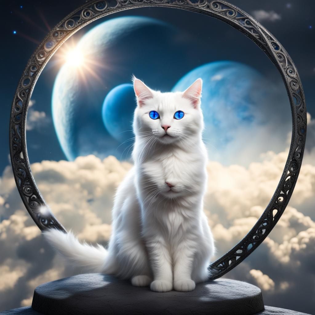 Planetary Cat on the Moon