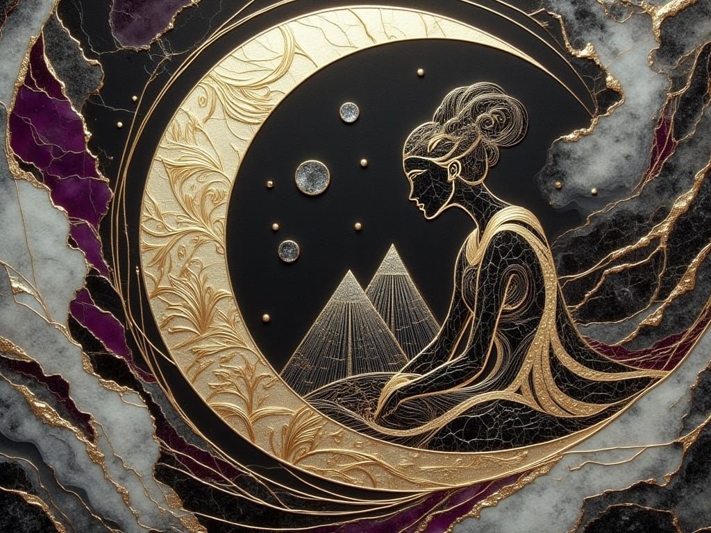 Regal Majesty in Purple Hues