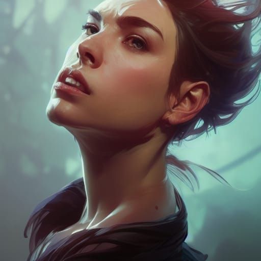 Detailed Portrait of a Rascal in Digital Painting Style