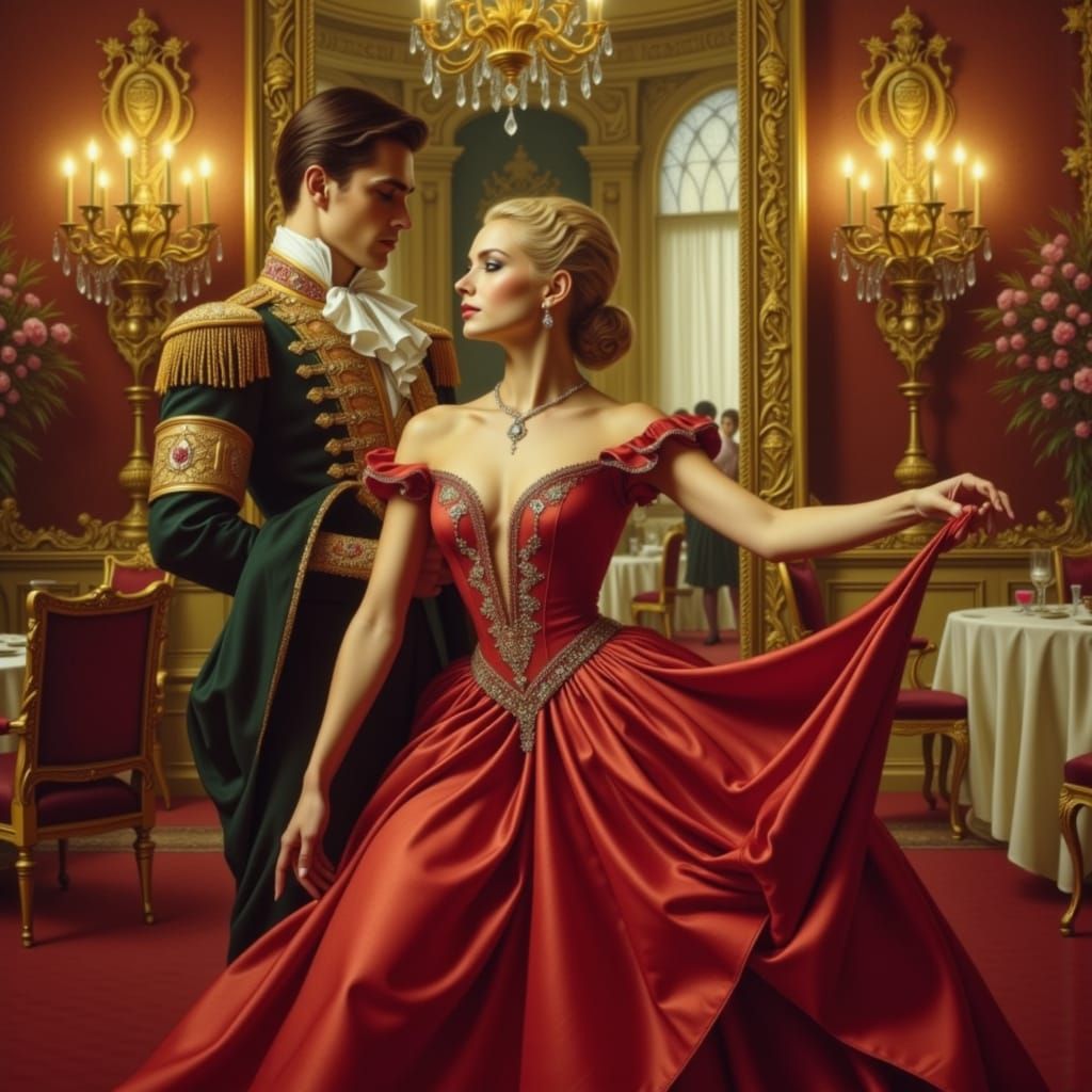 Tsarina Eudoxia at Winter Palace Ball