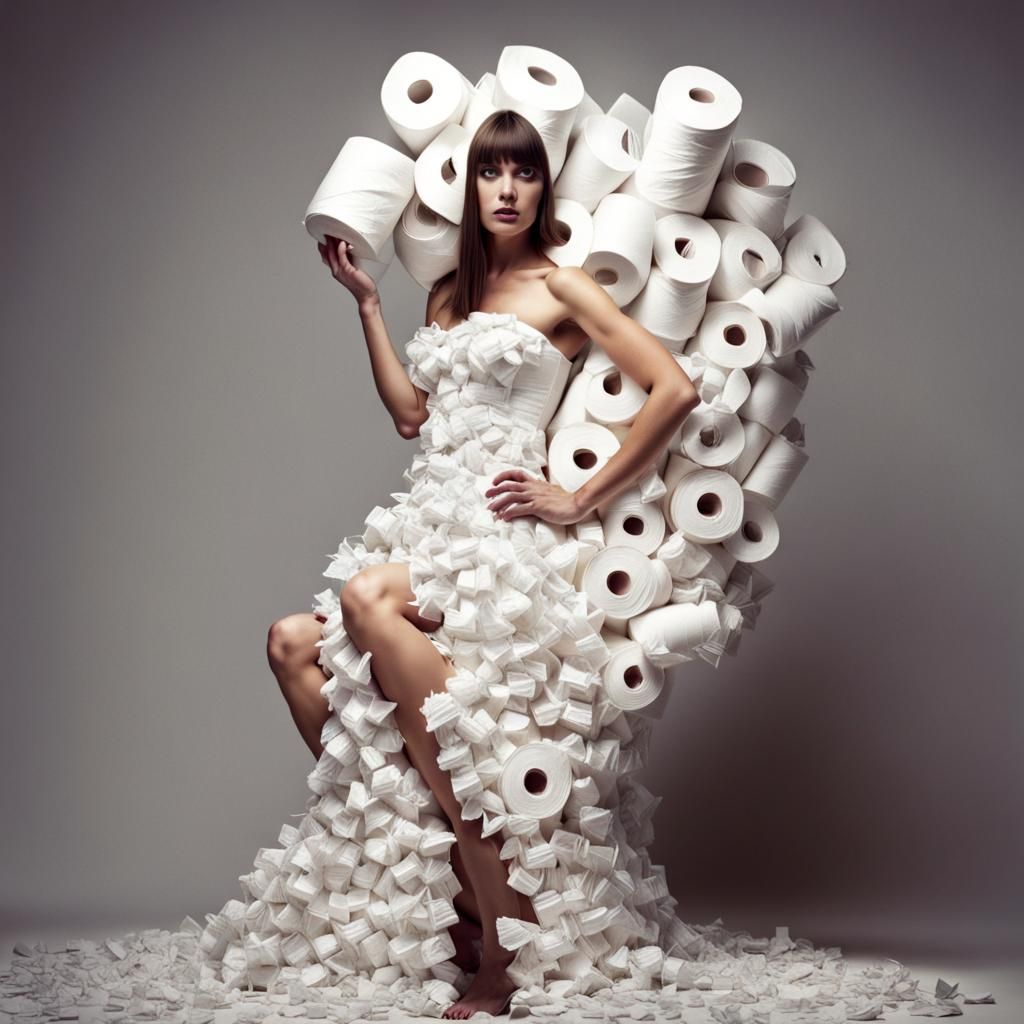 The Toilet Paper Dress - V3