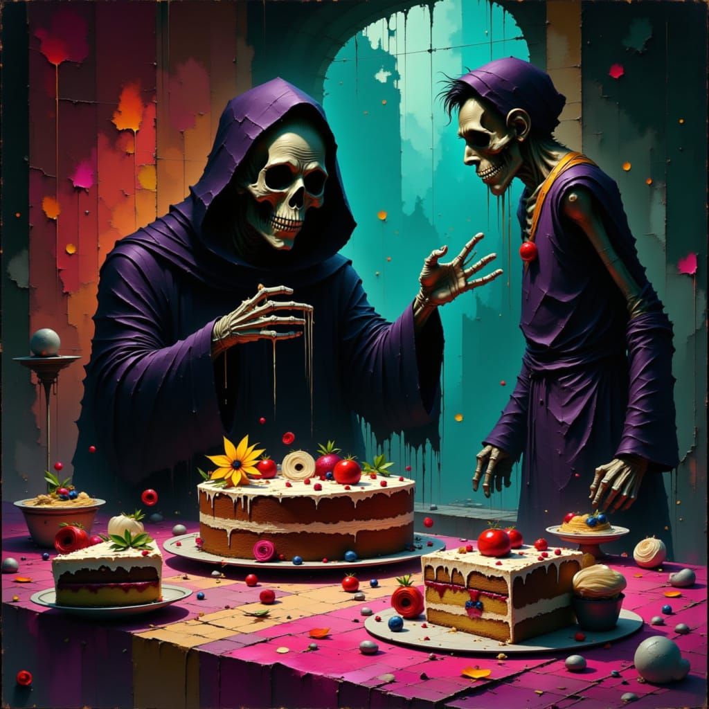 Grim Reaper Offers Cake or Death in Dark Comedy