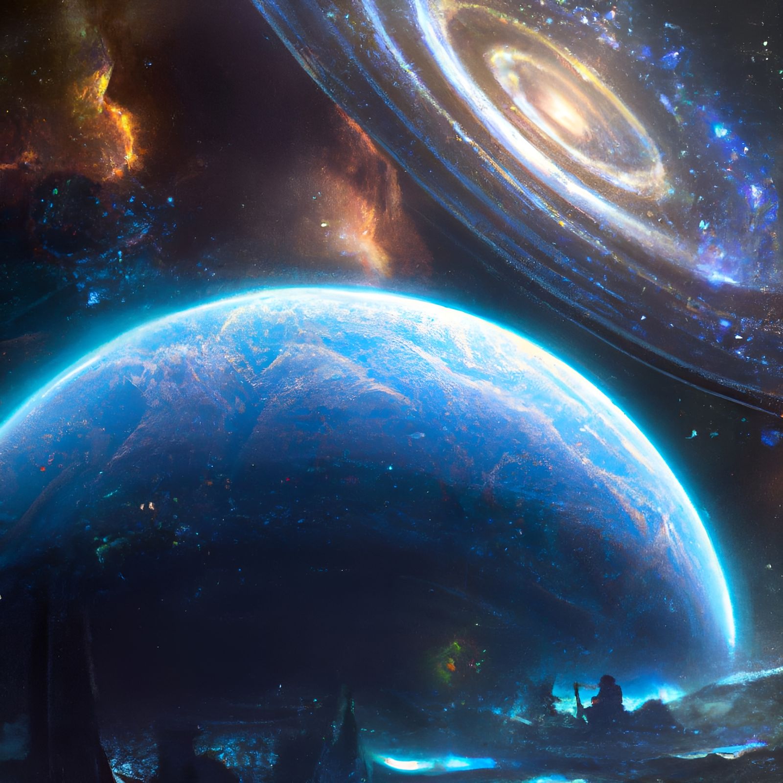 Epic Universe in Dark Fantasy Style