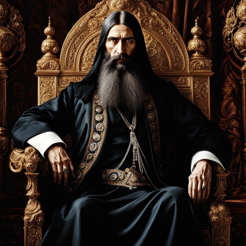 Grigori Rasputin, a controversial and enigmatic figure in Russian history