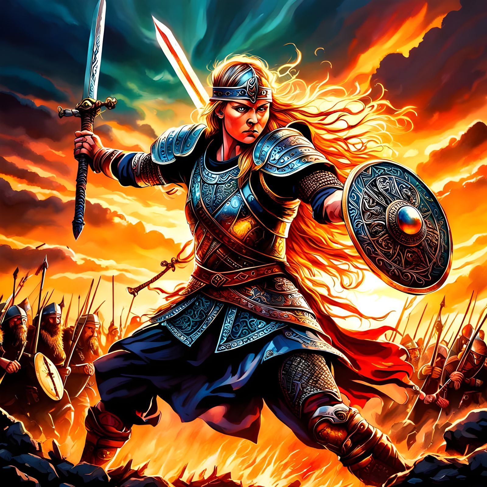 Freydis Eriksdottir Defends Paganism in Epic Viking Battle