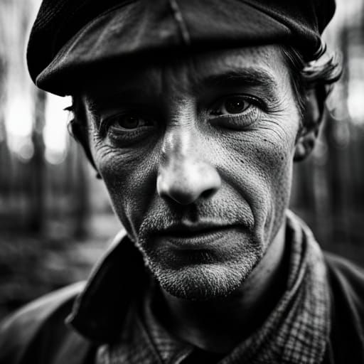 Soldier Attacks German Position in Forest Ambush