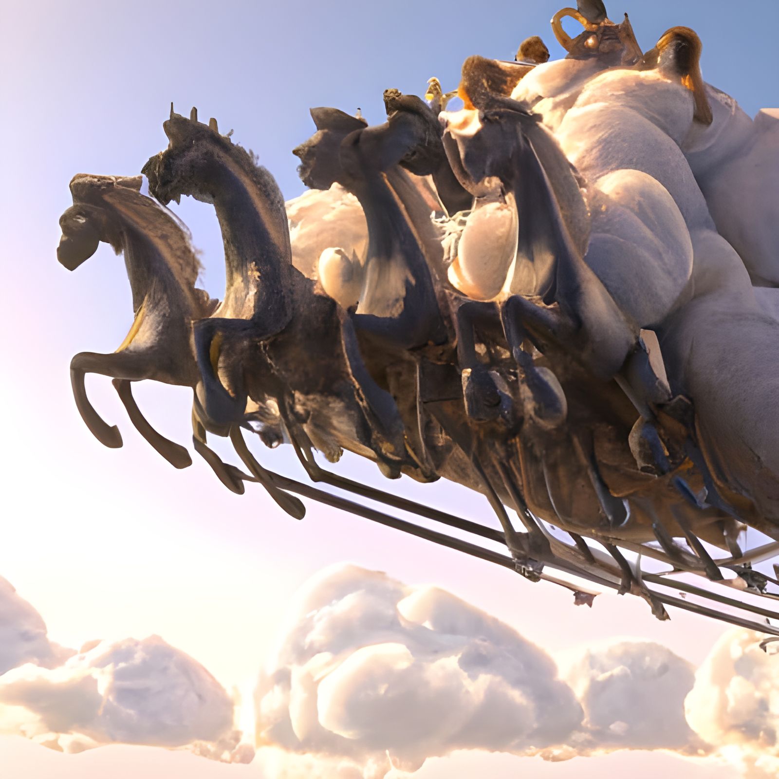 Saule's Chariot Rides Across the Sky