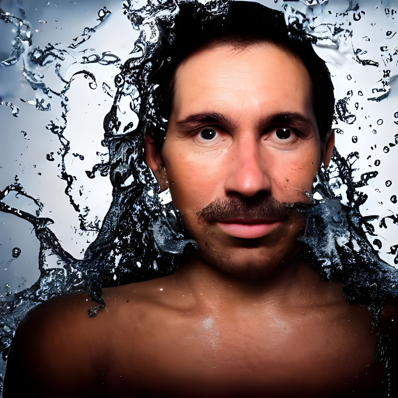Let's make the water turn black...