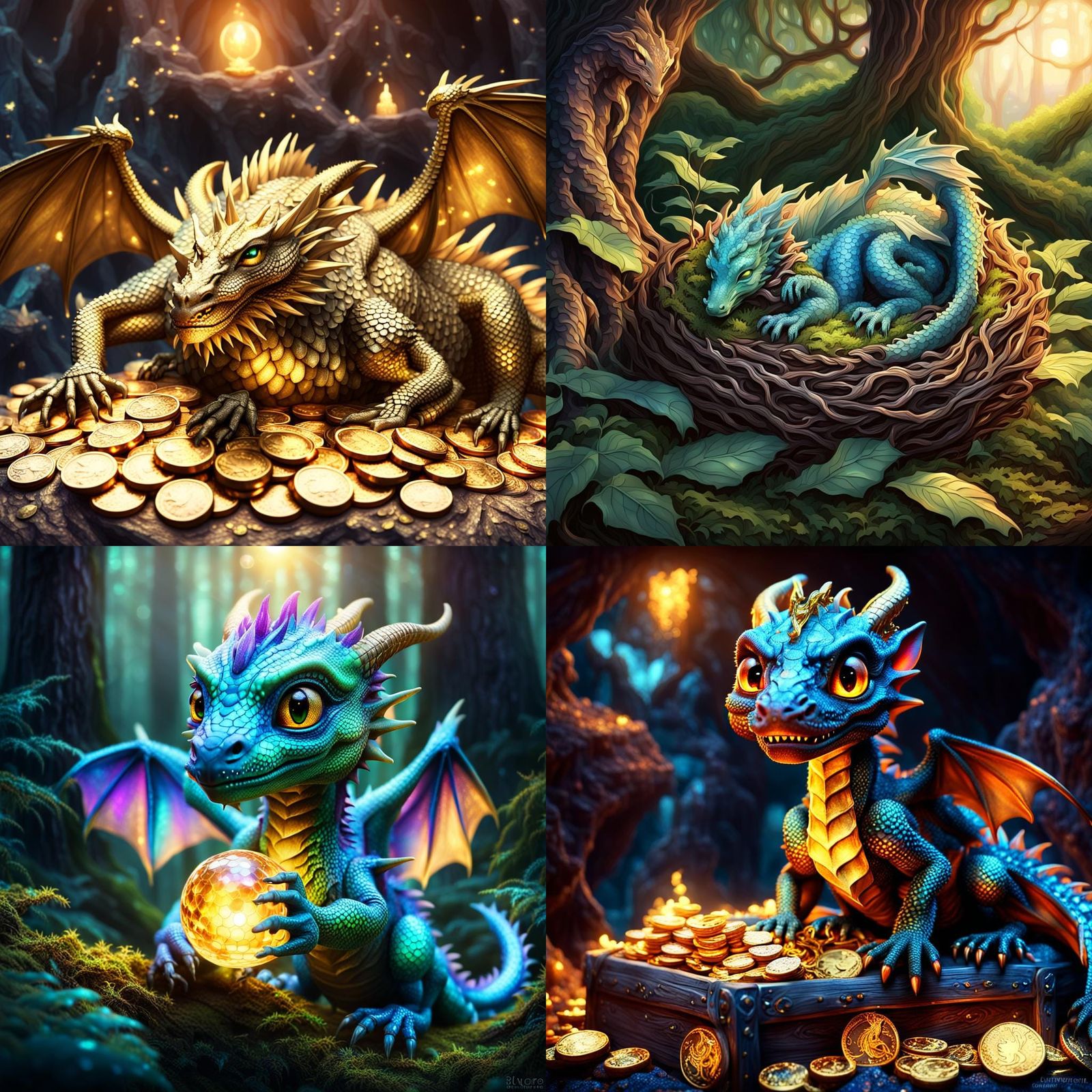 Cute Baby Dragon