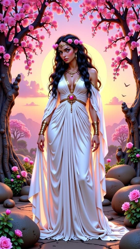 Erato: Greek Muse in Hyper-Fantastical Style