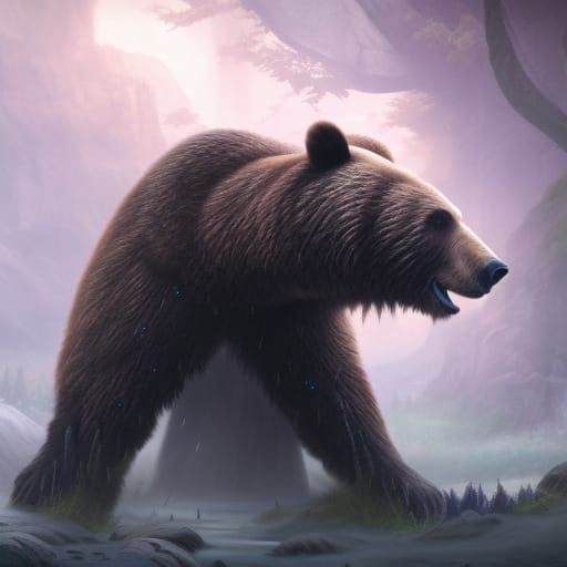 Majestic Bear Fantasy Concept Art
