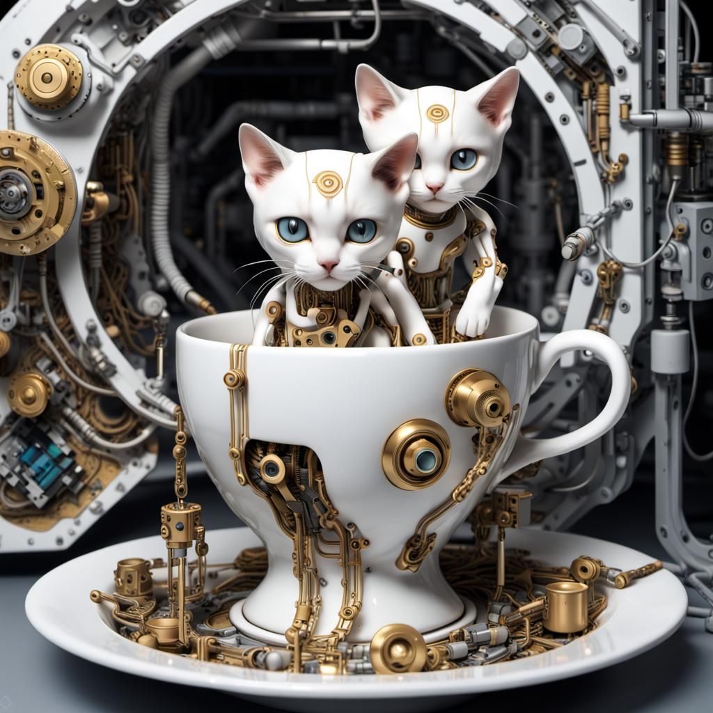 Cybernetic Kitten Factory: Dystopian Future