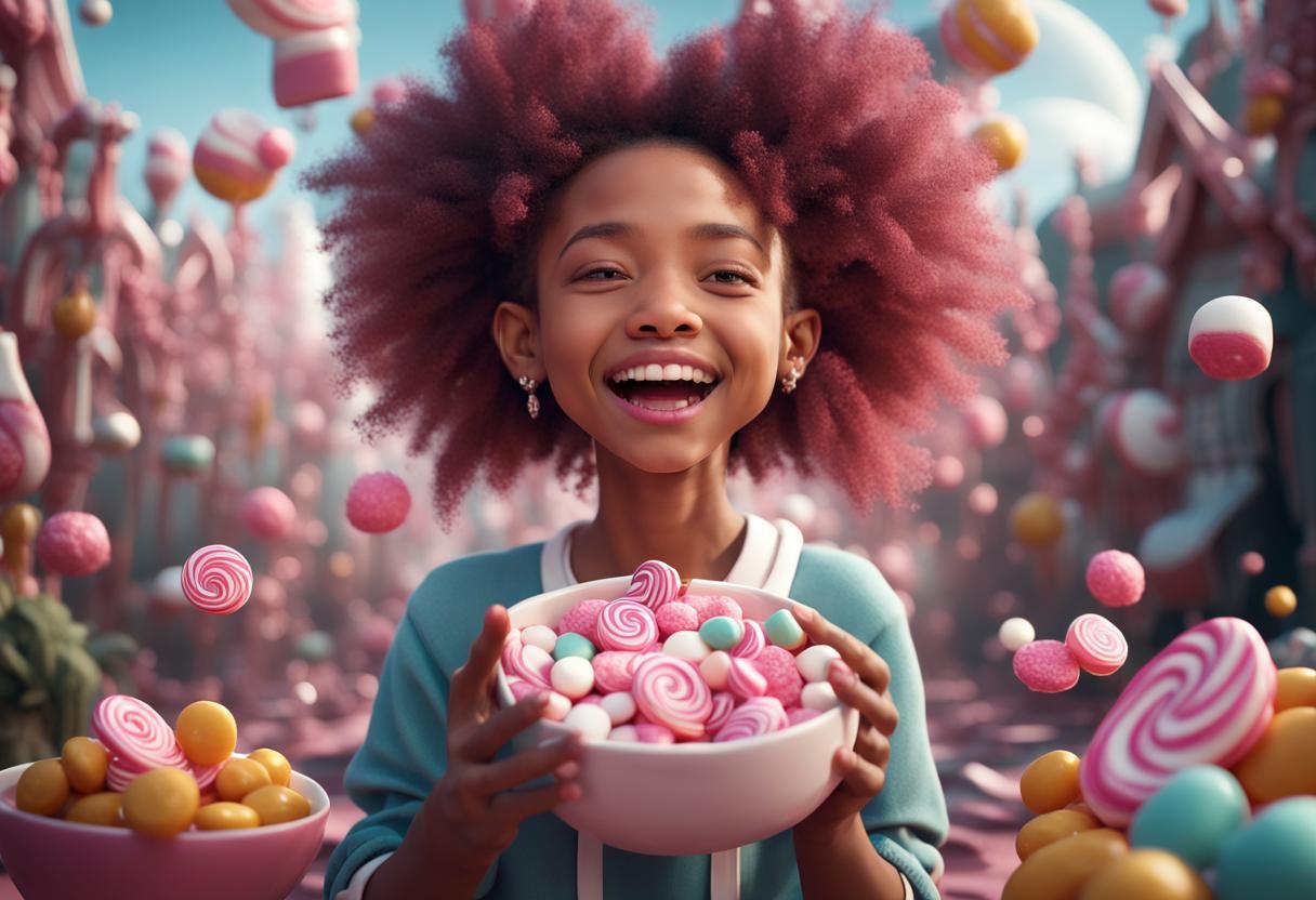 Candy Wonderland: Happy Youth in a Sweet Dream