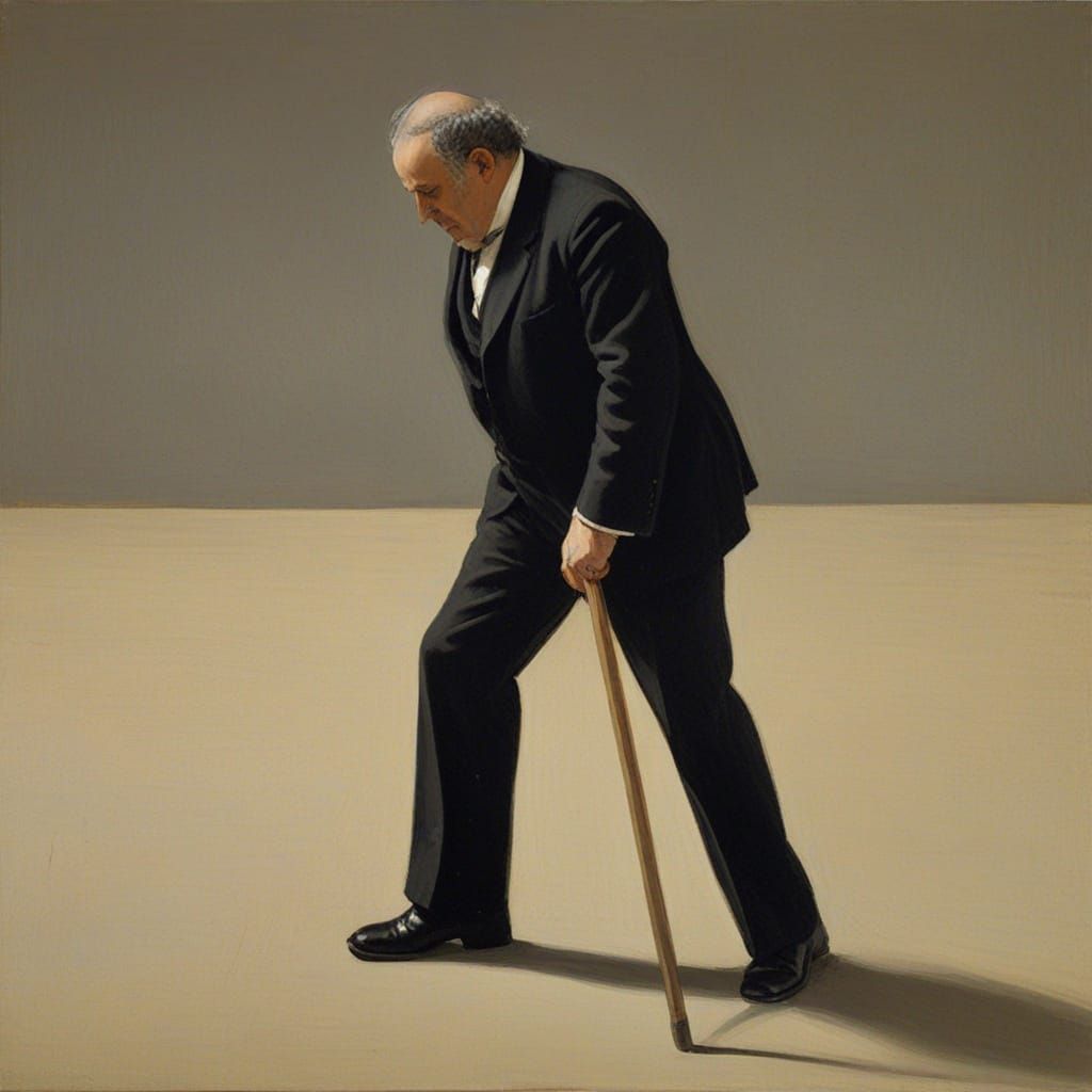 Goya and Monet Inspired Image of Loss