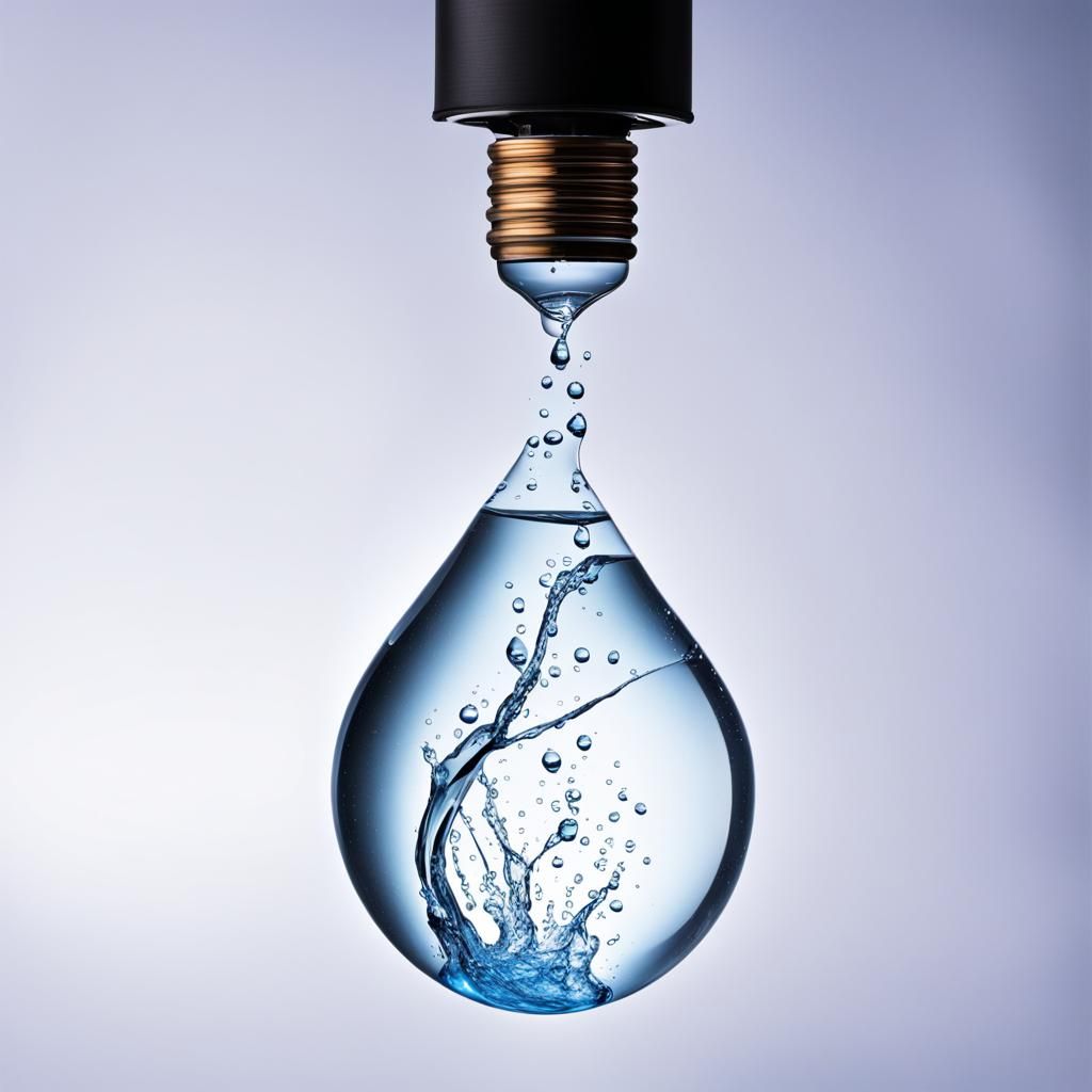 AI-Generated Image of a Water Bulb