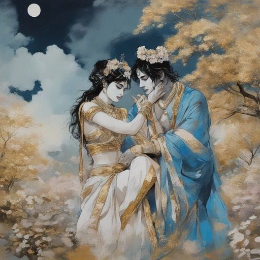 Lovely Couple Image Generated by AI