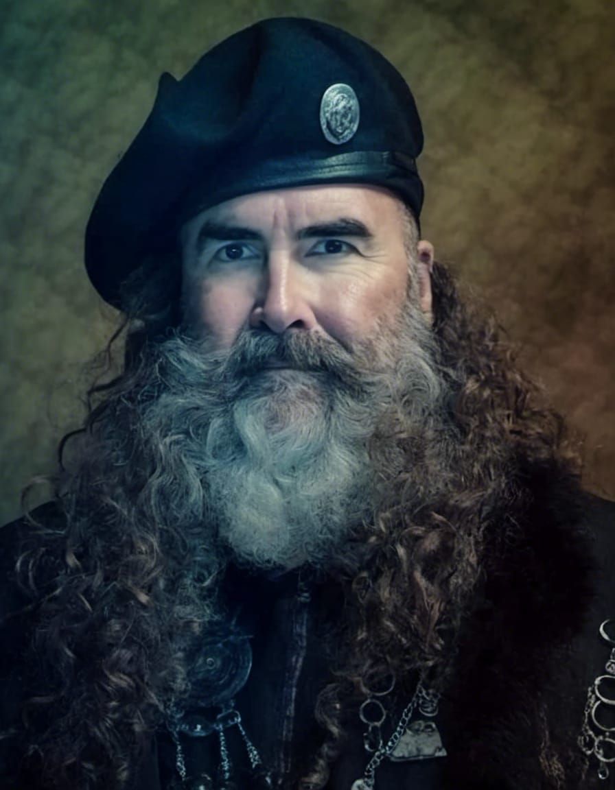 Mystical Steampunk Time Traveler Portrait