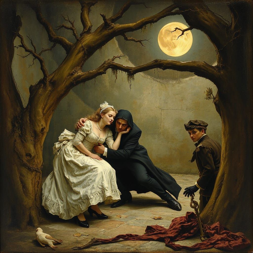 Vampire Aids Lost Maiden in Kind Act