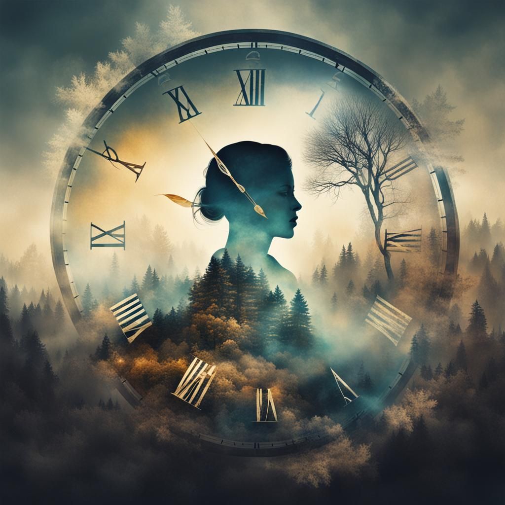 Breathtaking Double Exposure Art Reveals Timelessness