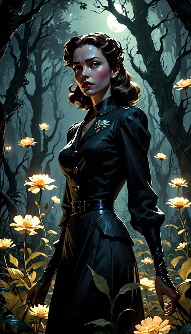 Nightmarish Disney Classic in Dark Fantasy Style