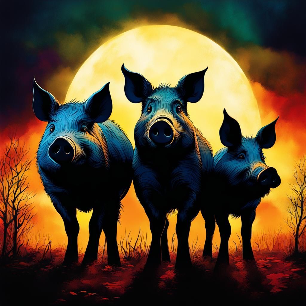 The three little pigs