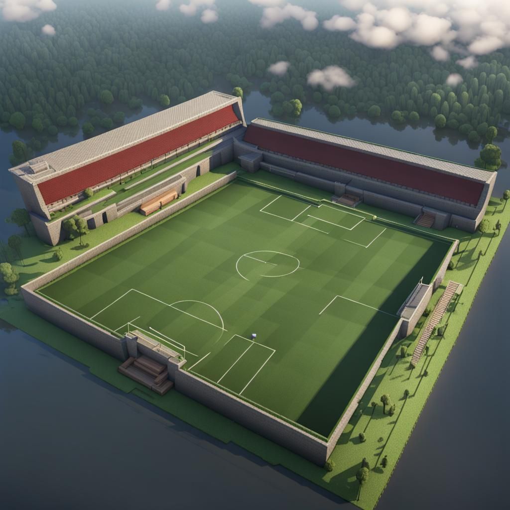 Minecraft Soccer in the Clouds: Steve vs. Bayern