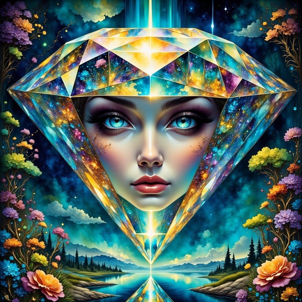 Luminous Diamond Goddess