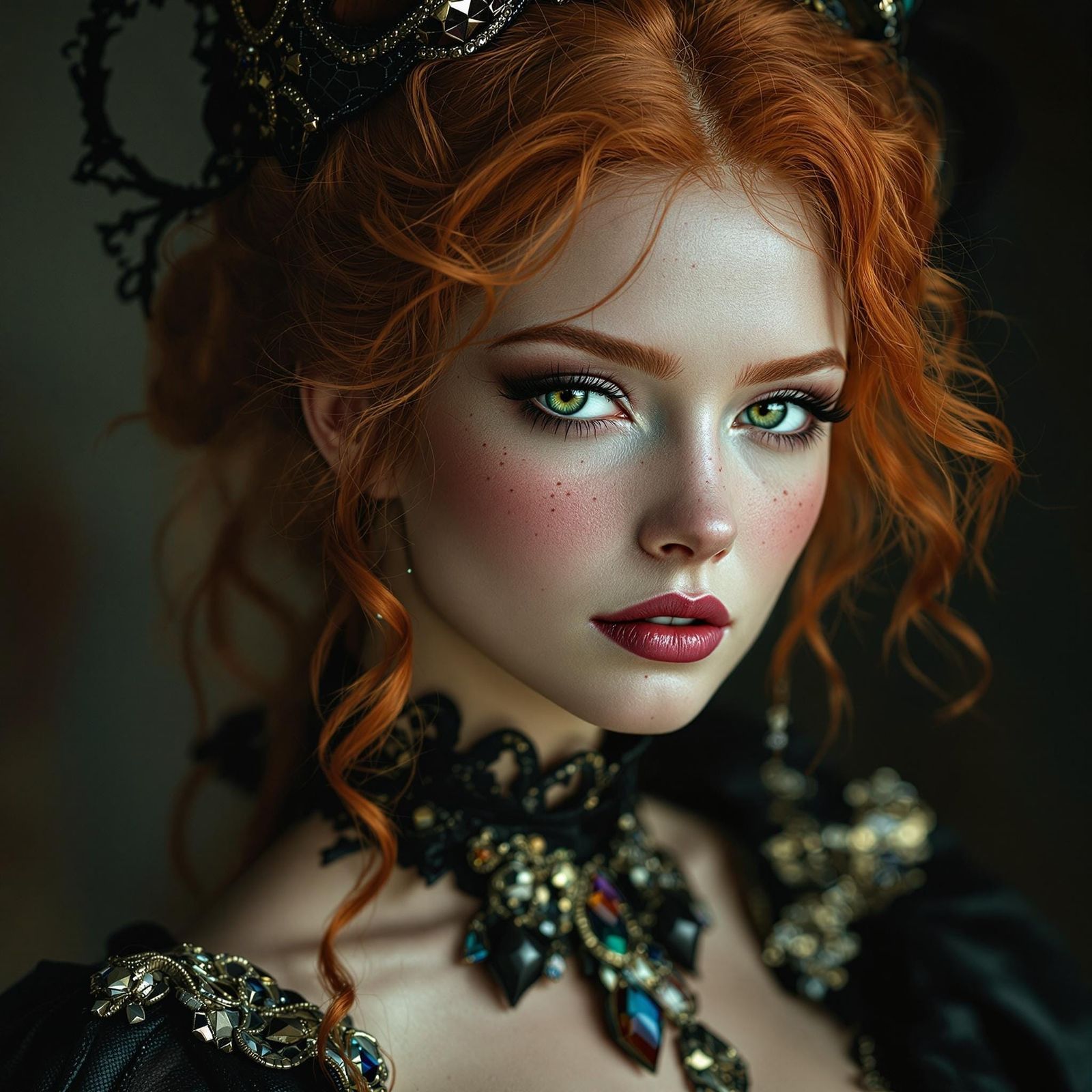 Ginger Goddess in Noble Masquerade