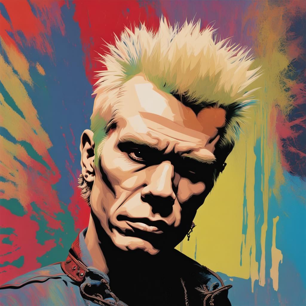 Pop Art Portrait in Hyperrealistic Style