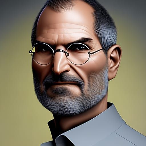 Steve Jobs as Star Wars Character, Digital Portrait
