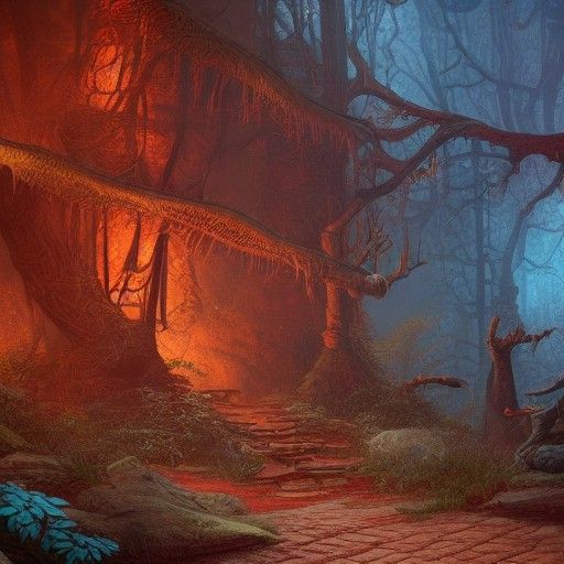 Detailed Matte Painting of a House