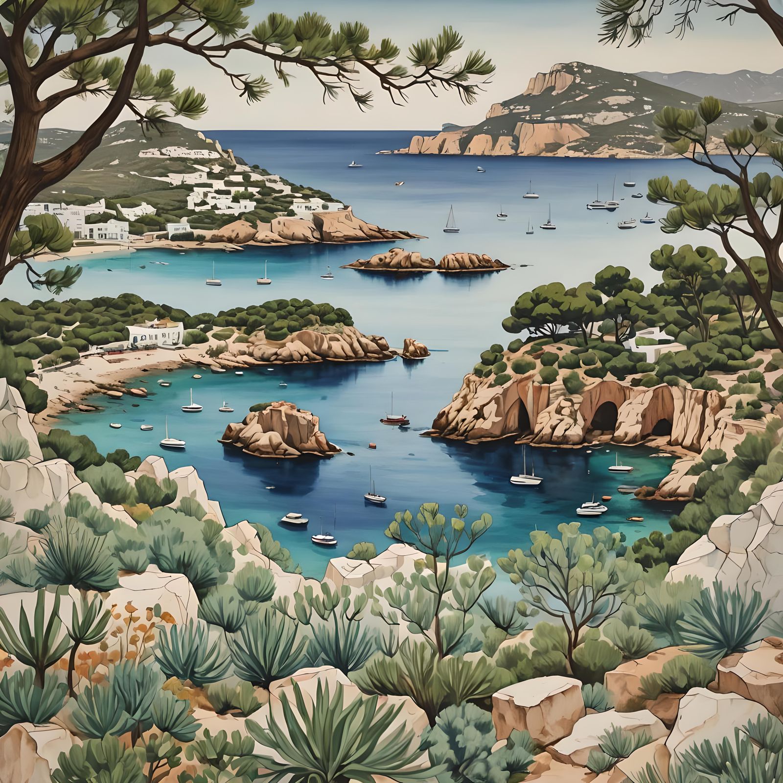 Ibiza Island coast walk