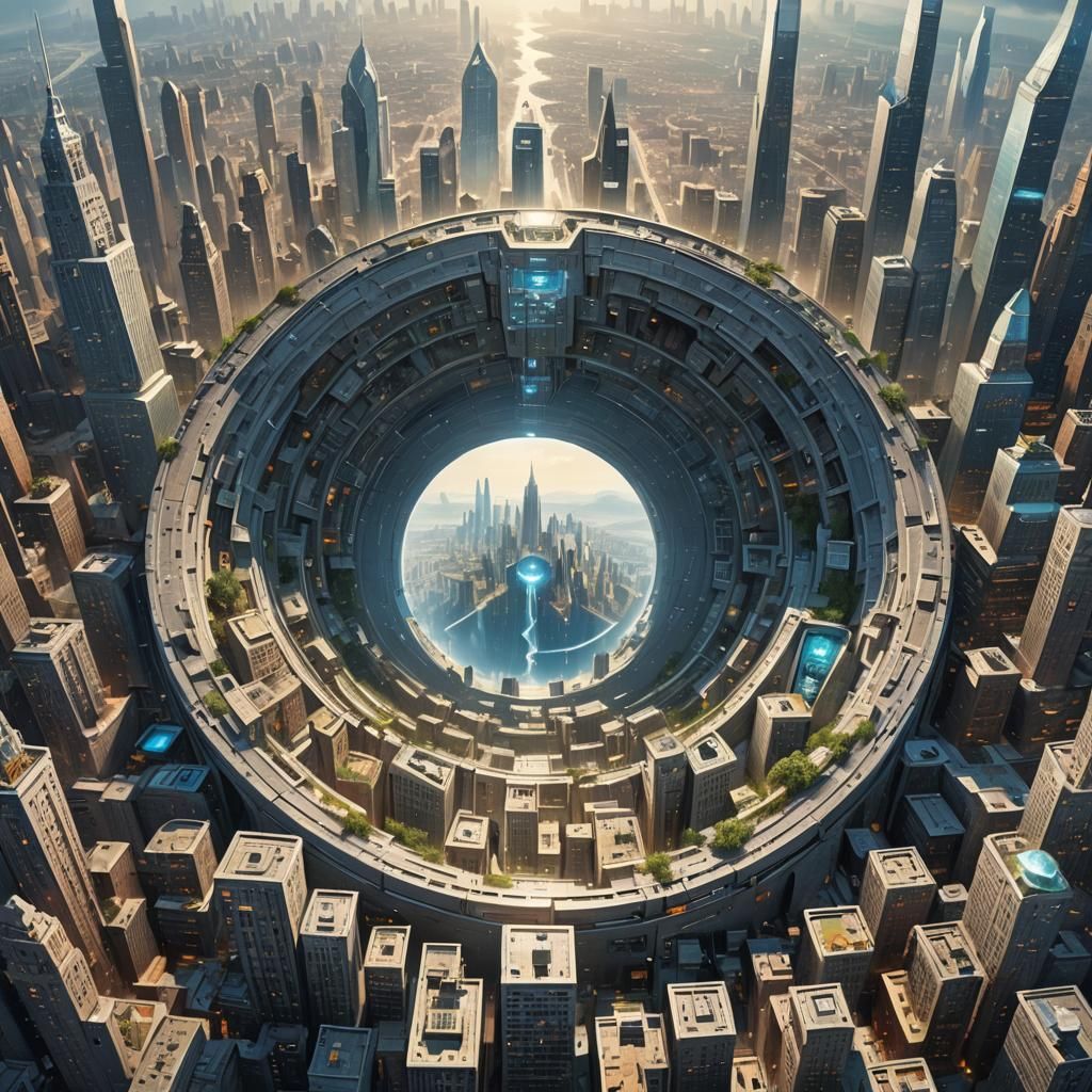 Futuristic Portal Reveals City of Tomorrow