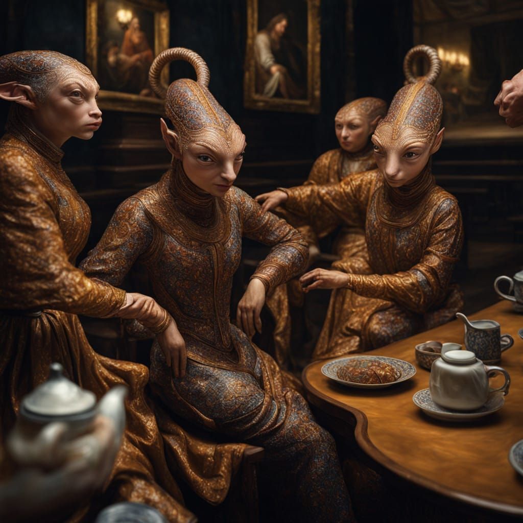 Dignitaries from 'Out of Town' - Here, to enjoy the Culture....