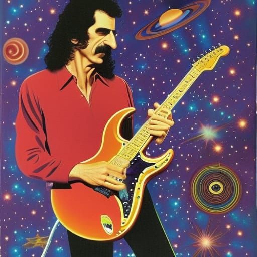 Frank playing with the stars.