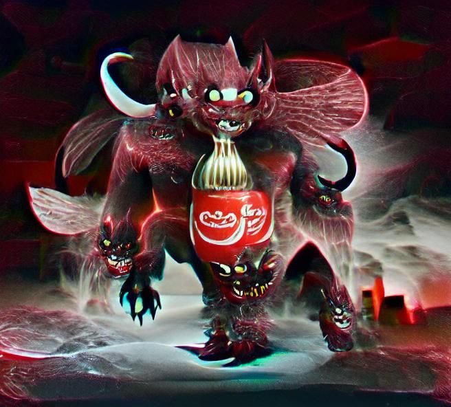Coca Cola Demon Image
