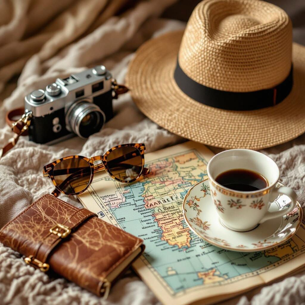 Palermo Travel Essentials in Warm Light