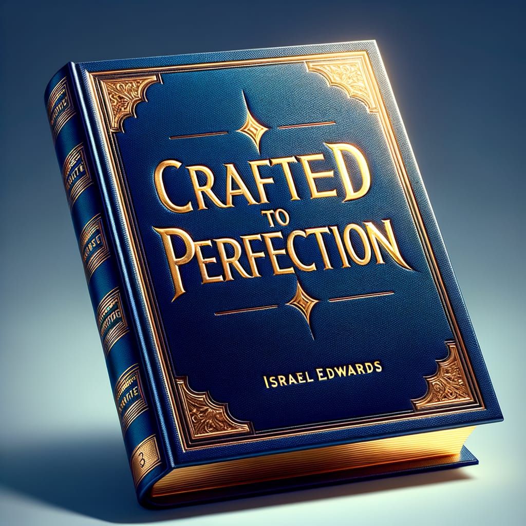 Luxurious Blue Book with Gold Accents