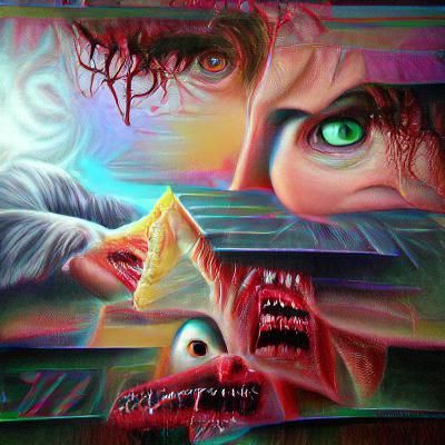 Cheesy 80s Horror Movie Poster Art