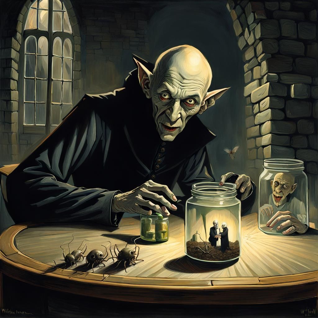 Nosferatu and the Jar of Grinning Mosquitoes