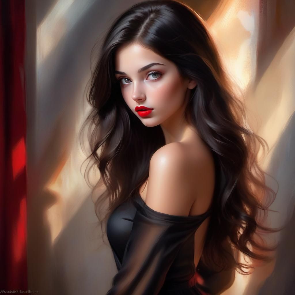 Her grace captivated me, each step a testament to her elegan...