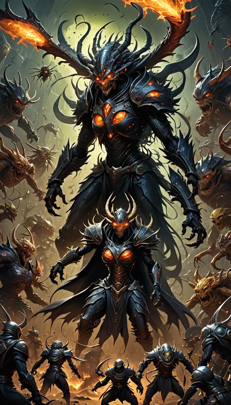 Monstrous Insect Demon: MMORPG Final Boss