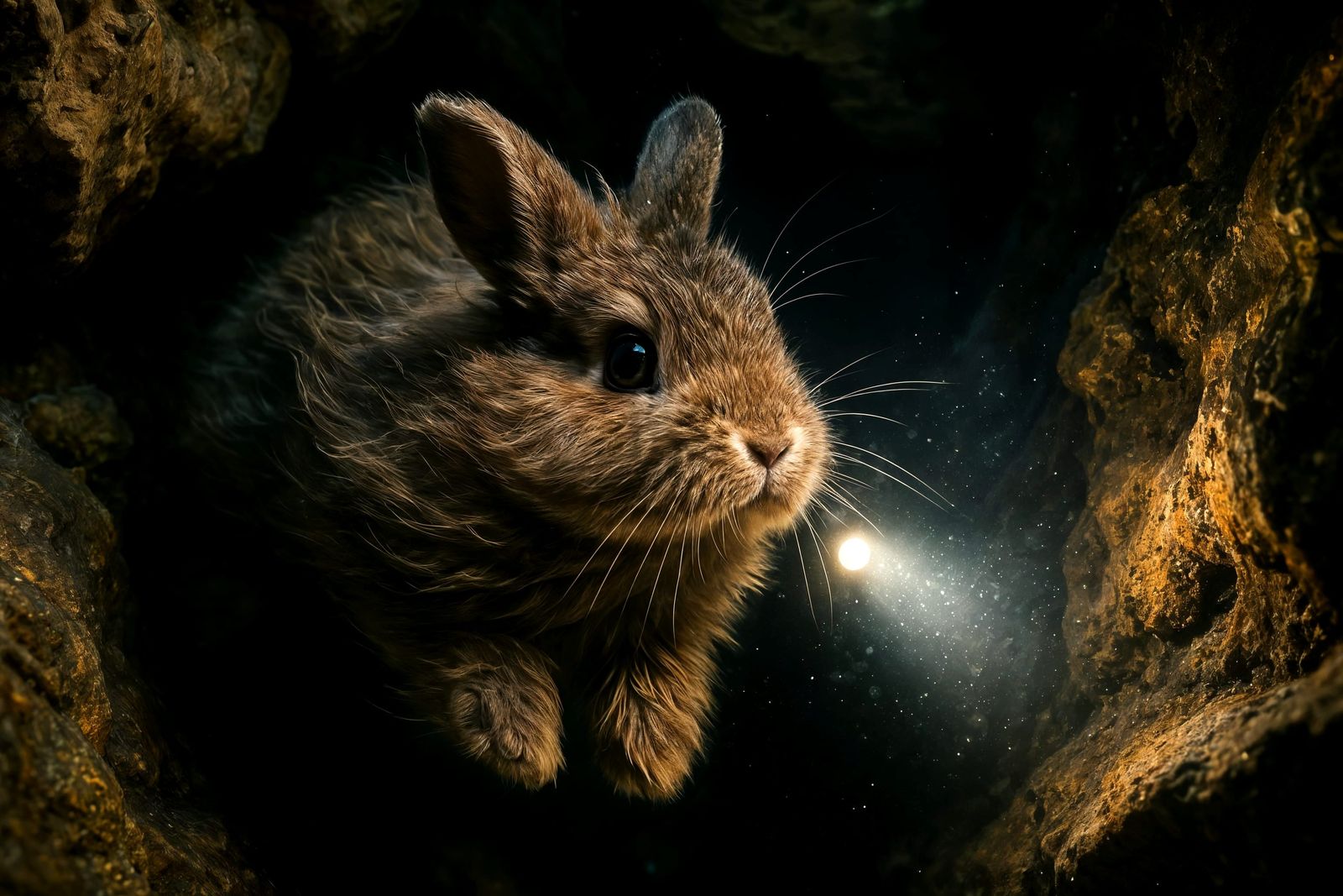 Underwater Bunny Cave Dive: Cinematic Close-Up