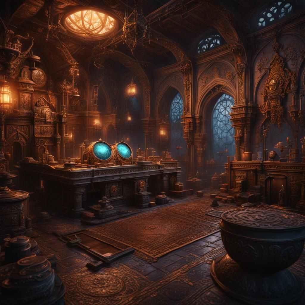 Plague Doctor: Detailed Matte Painting in Deep Color