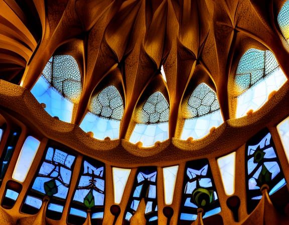 Fractal Geometry Inspired by Gaudí Architecture