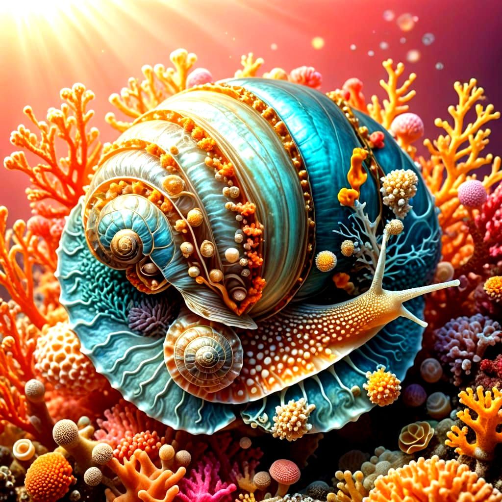 Elegant Caribbean Sea Turtle Amidst Vibrant Coral Reefs