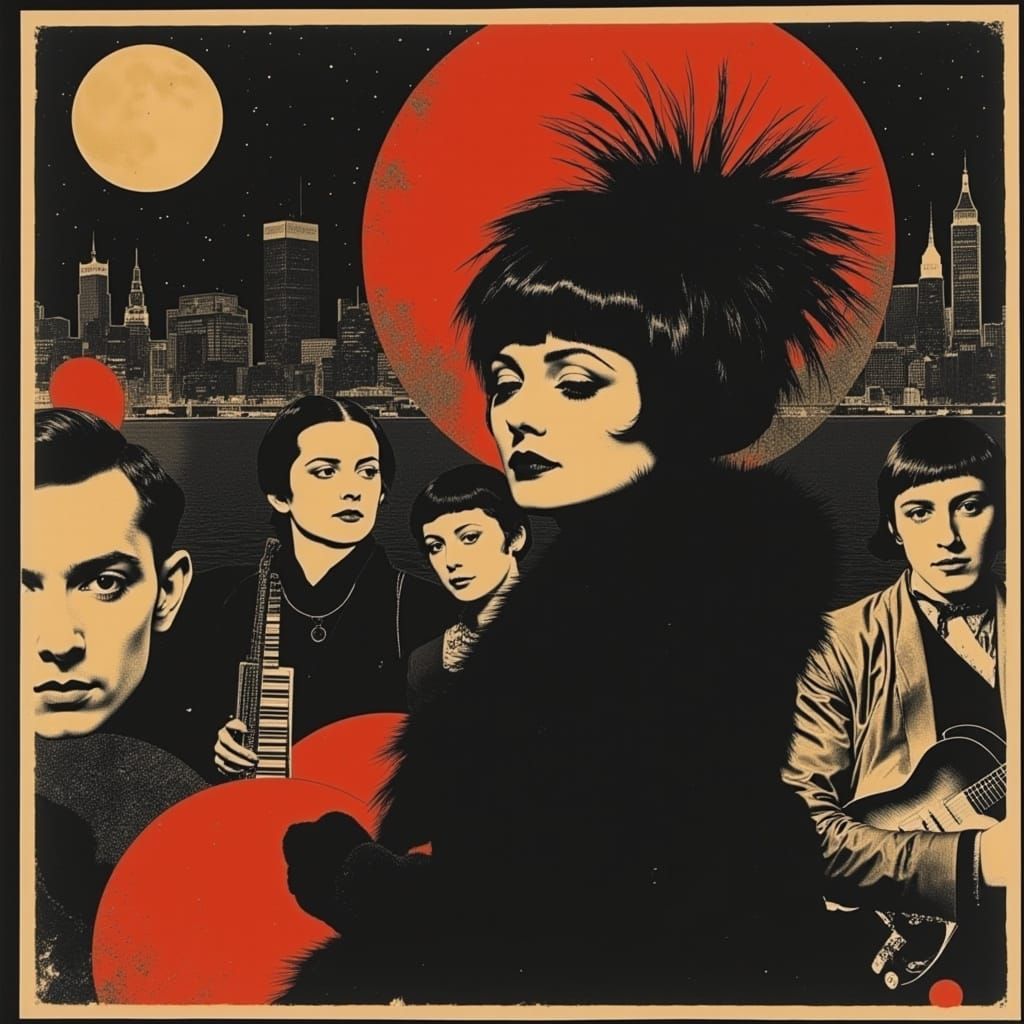 Epic Berlin Cabaret Poster in Weimar Republic Expressionism ...