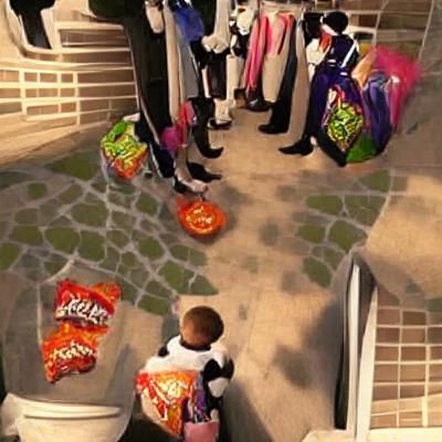 Bioluminescent Dreamscape with Painterly Rendering