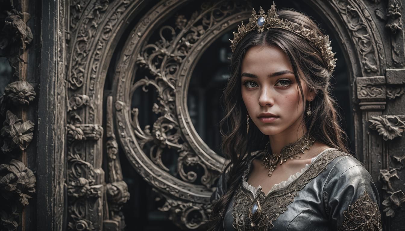 Hyperrealistic Portrait with Intricate Details in HDR